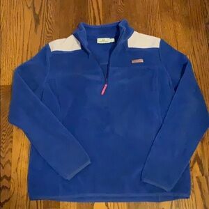 New Vineyard Vines Half Zip Shep Fleece Pullover L